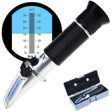 measuring brix with refractometer|brix refractometer chart.